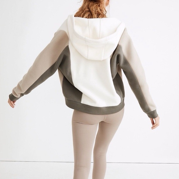 Madewell BetterFleece Colorblock Sweater - Picture 2 of 6